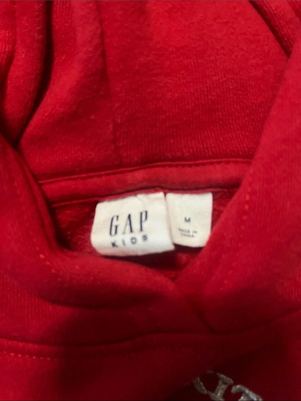 Hello Kitty Bright Red Pullover Hoodie with Embroidered Logo